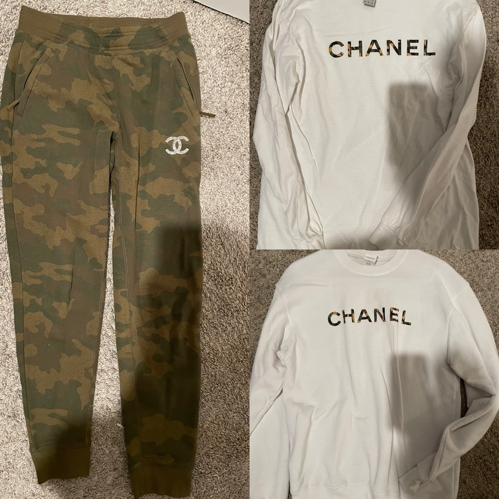 3 piece "INSPIRED" sweatset. See caption for sizing!